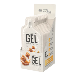 True Source Intra Treino Gel Caramelo Salgado 10 Sachês sem caffeina  35g
