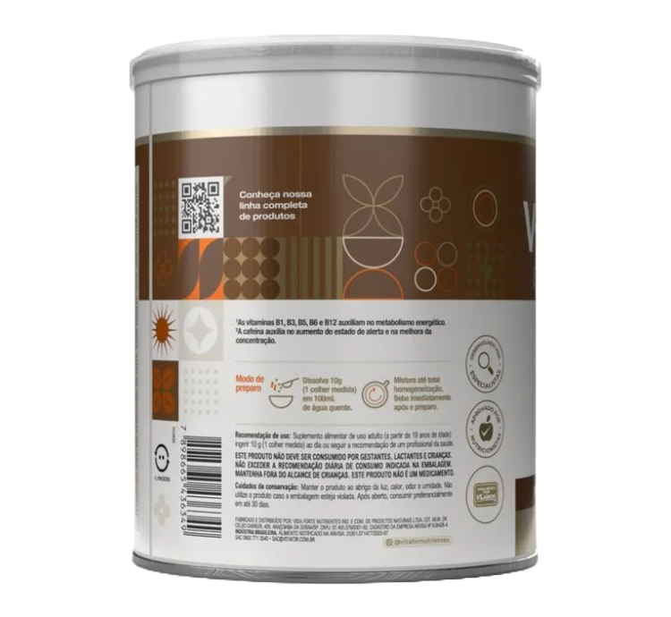 V-Coffee Energy Boost 220g Vitafor - Image 3