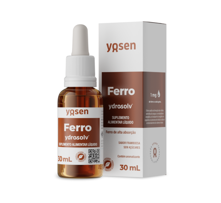 Ferro Ydrosolv Sabor Framboesa 30ml Yosen