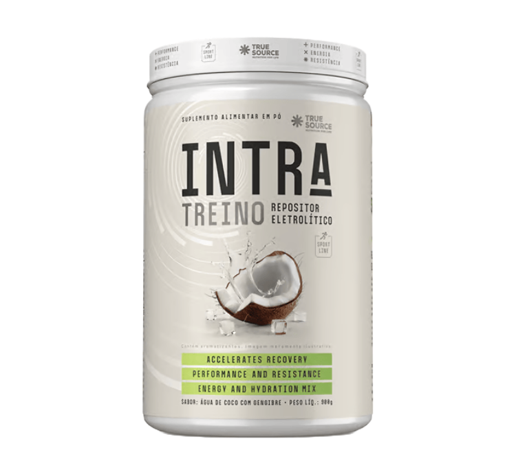 True Source Intra Treino Sabor Água de Coco com Gengibre 900g