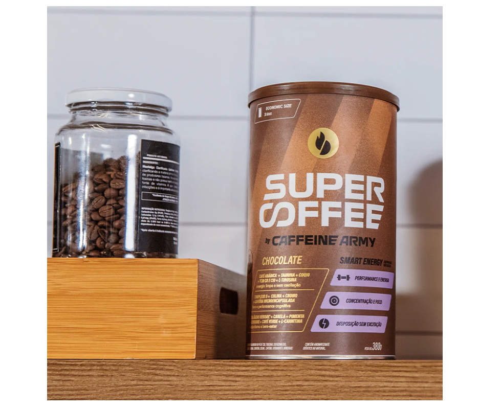 Super Coffee 3.0 Chocolate 380G Caffeine Army - Image 4