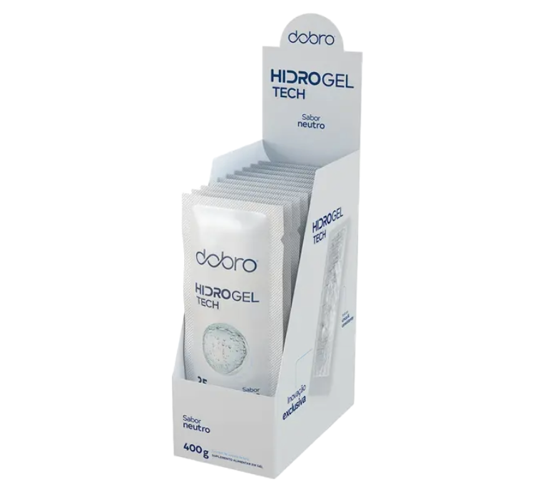 Hidro Gel Tech Neutro Sem Cafeína 10 Sachês de 40g Dobro