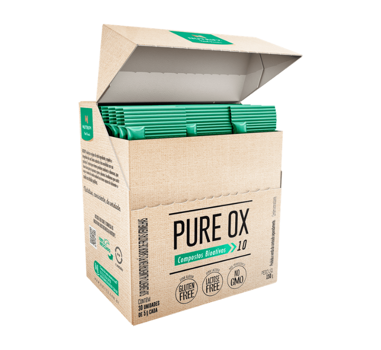 Pure Ox Antioxidante Frutas Vermelhas 30 Sachês de 5g Nutrify