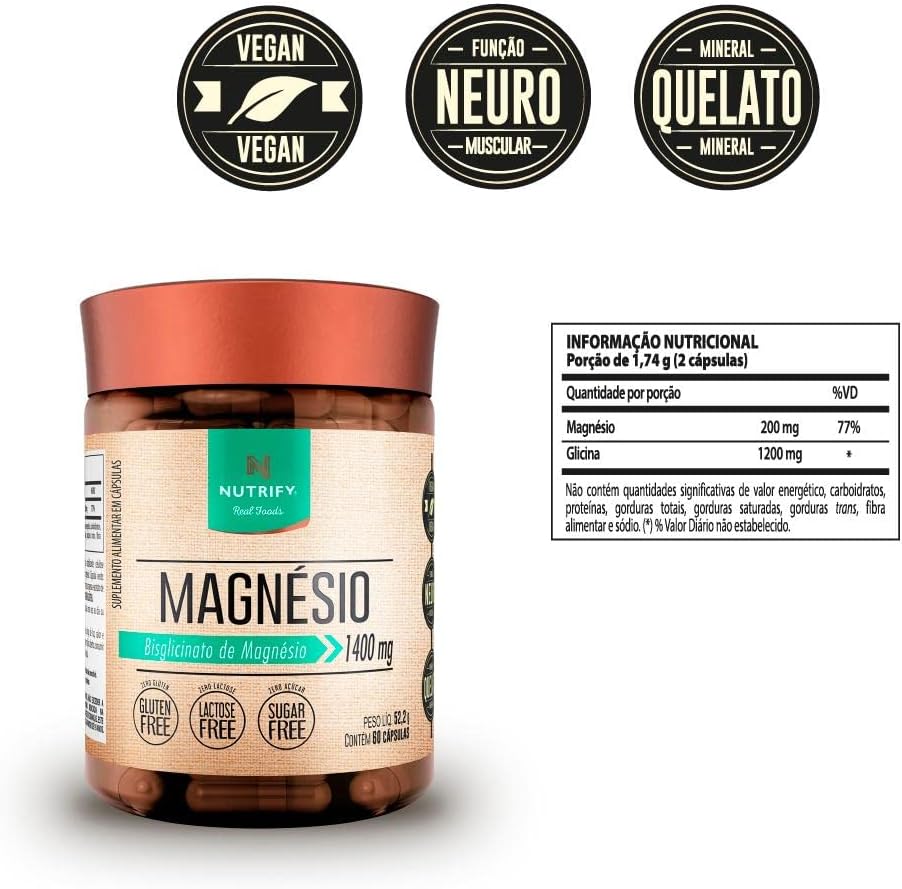 Magnesio Bisglicinato 60 Cápsulas Nutrify - Image 2
