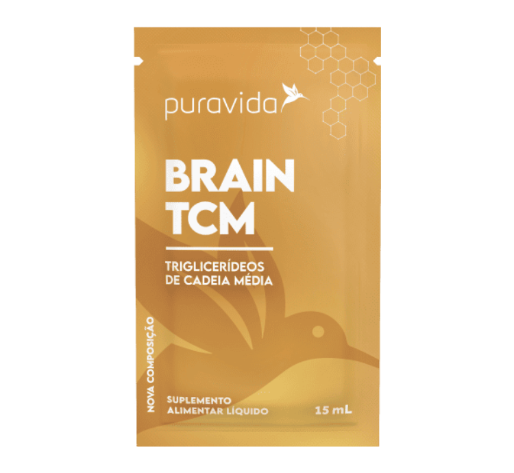 Brain TCM 20 Sachês 15ml Puravida - Image 3
