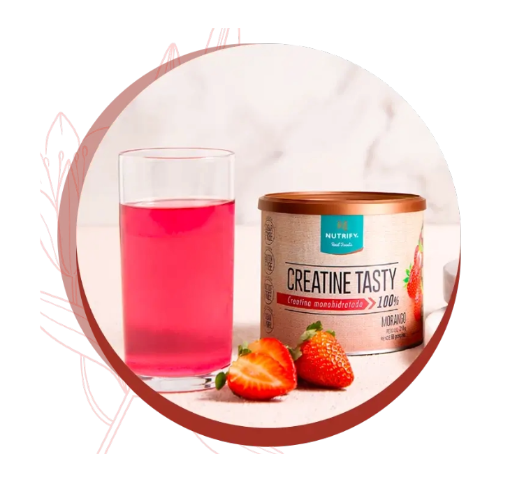 Creatine Tasty 100% Monohidratada Morango 210g Nutrify - Image 4
