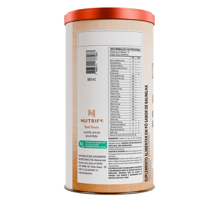 Cleanpro Whey Zero Lactose Baunilha 450g Nutrify - Image 2