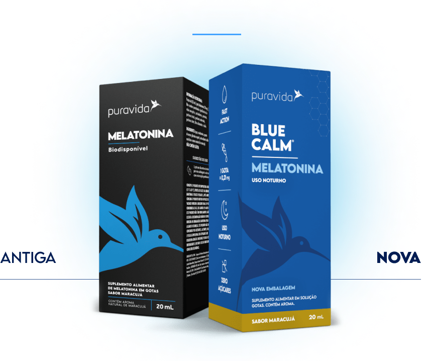 Blue Calm Melatonina Sabor Maracujá - 20ml Puravida - Image 3