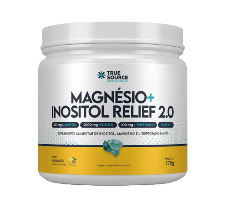 Magnesio+ Inositol Relief 2.0 Maracujá 375g True Source