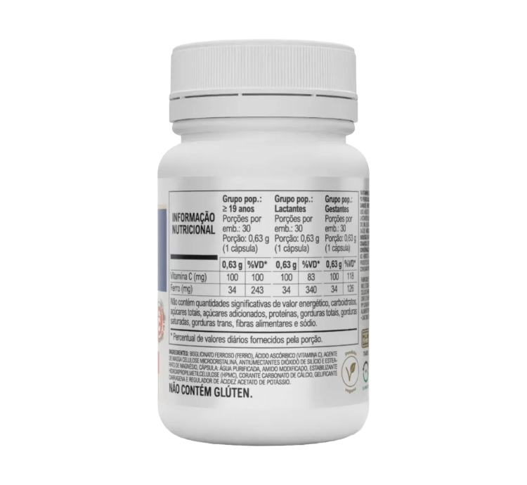 Ferro Plus 30 Cáps Vitafor - Image 2