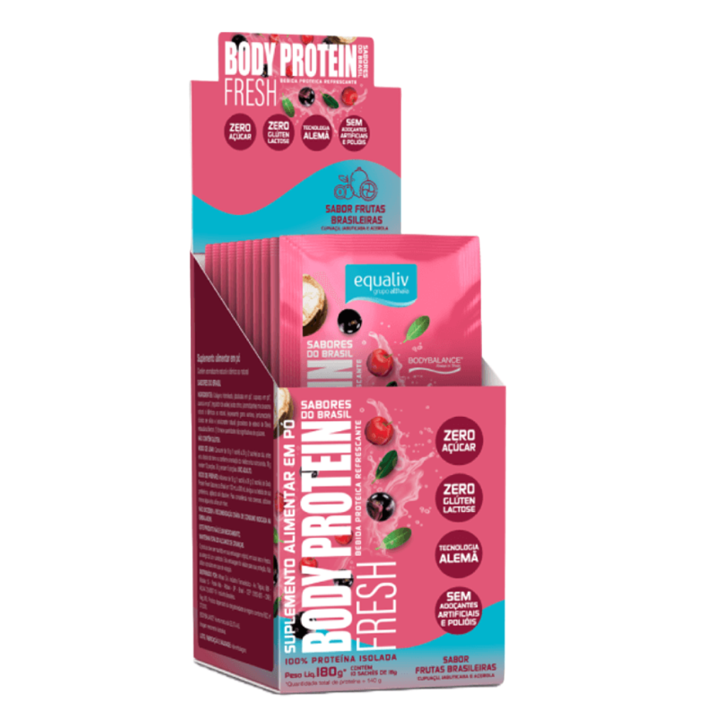 Body Protein Fresh Cupuaçu, Jabuticaba e Acerola 10 Sachês 18g