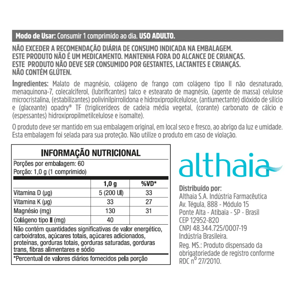 Cartliv Ultra Mdk Colágeno Tipo II 60 Cápsulas Equaliv - Image 2