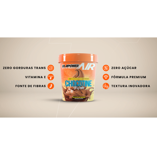 Vitapower Chocotine Trufada Pasta De Amendoim 280g Vitafor - Image 3
