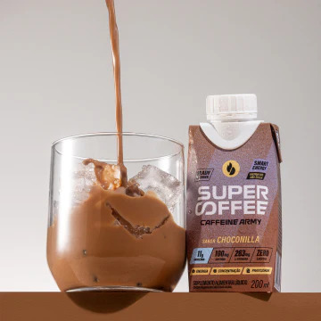 SuperCoffee Choconilla RTD 200ml Caffeine Army - Image 3