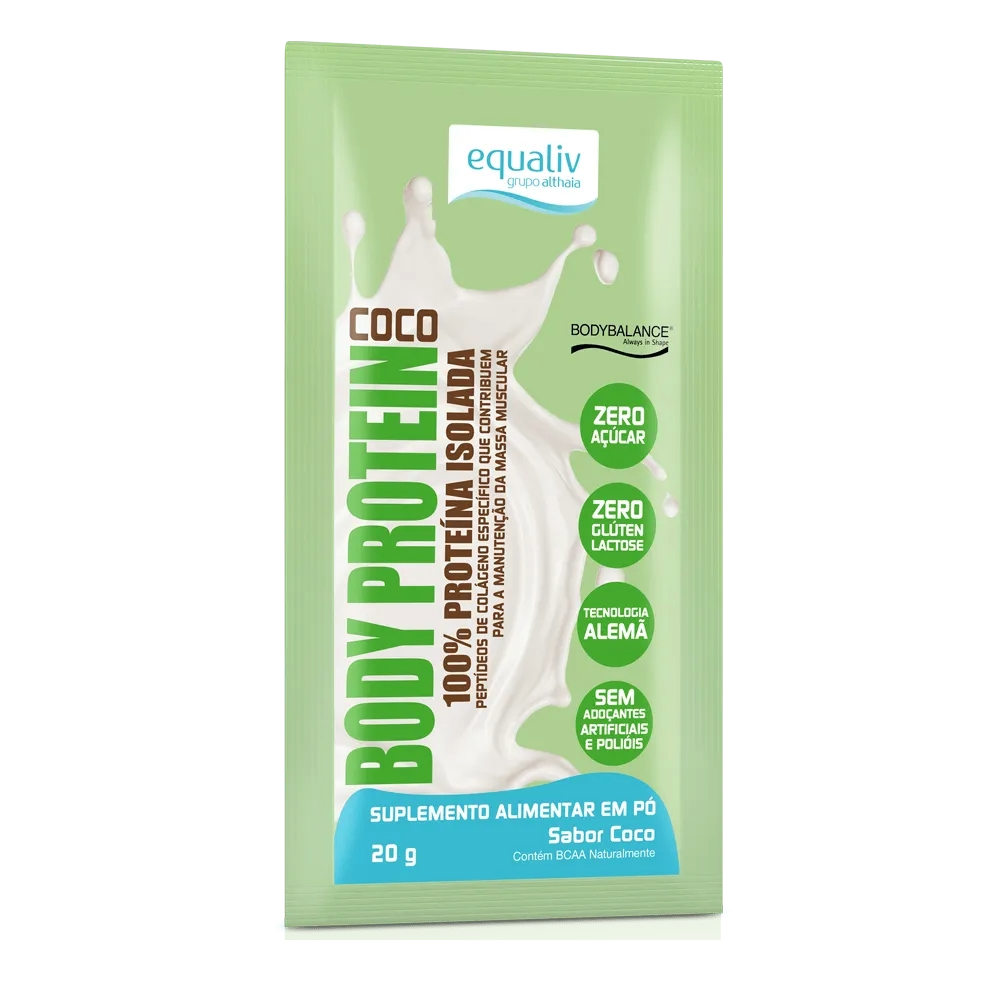 Body Protein Coco Sachês Uni Equaliv