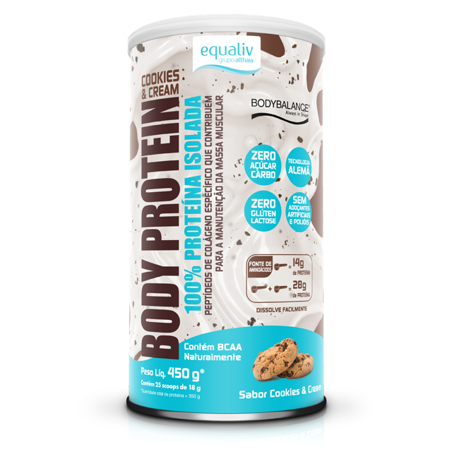 Body Protein Cookies & Cream 450g Equaliv