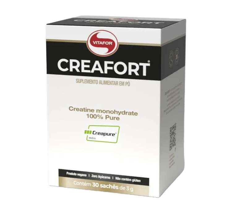 Creafort Creatina Creapure 30 Sachês 3g Vitafor