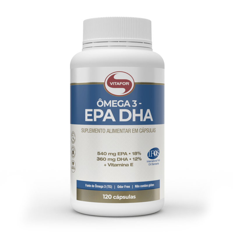 Ômega 3 Epa Dha 120 Cápsulas Vitafor