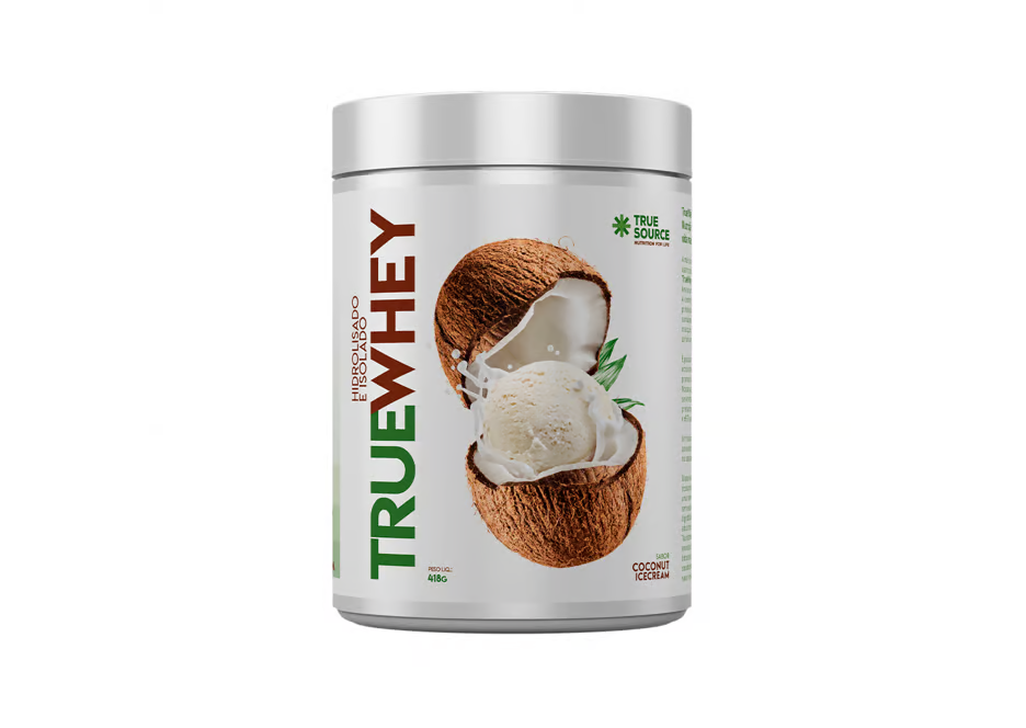 TrueWhey Coconut Ice cream 418g 2 Sachês (Sabores Diversos) True Source - Image 2