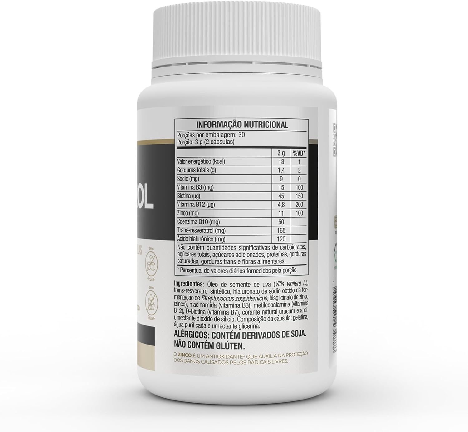 Resveratrol Plus 60 Cápsulas Vitafor - Image 4