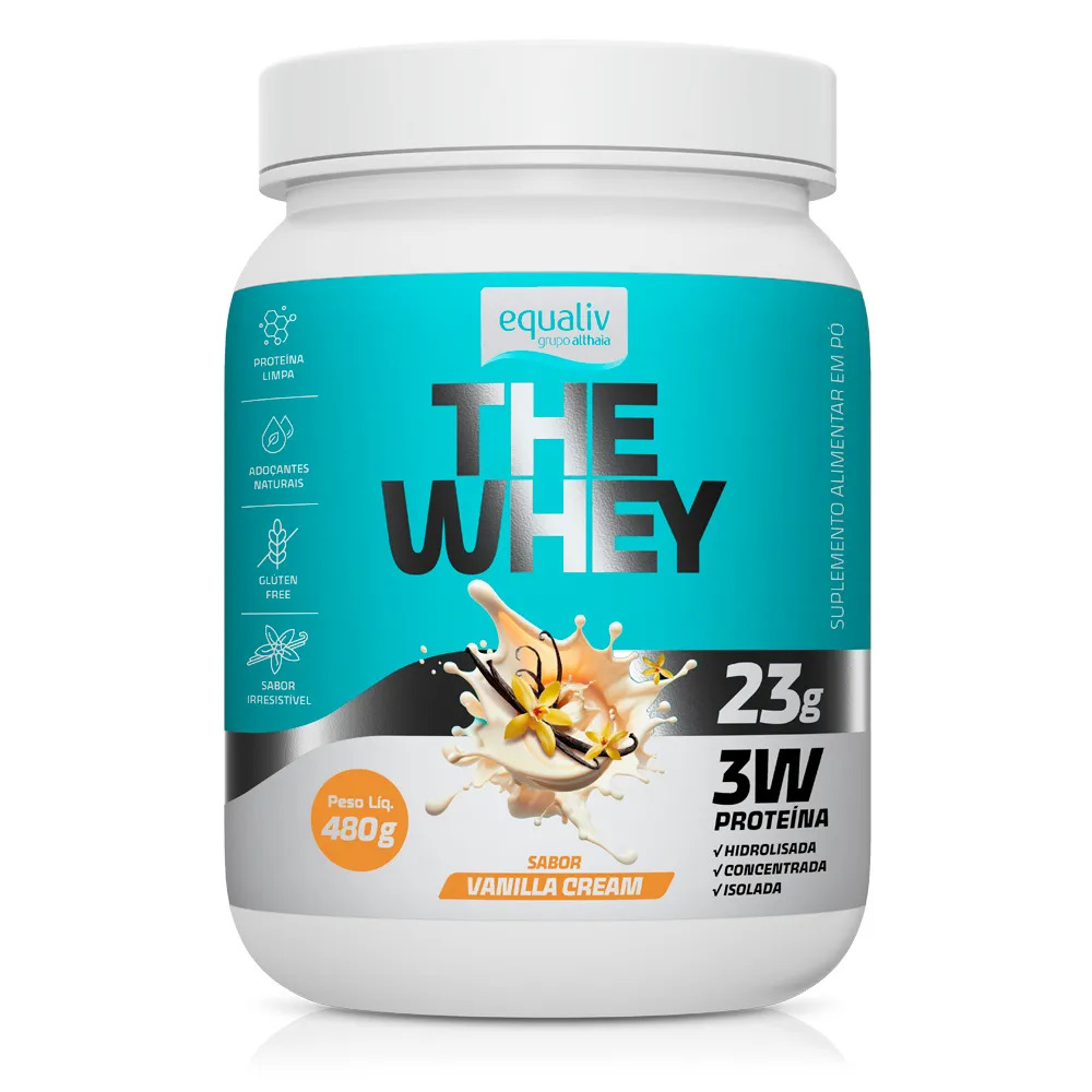 The Whey 3W Vanilla Cream 480g Equaliv