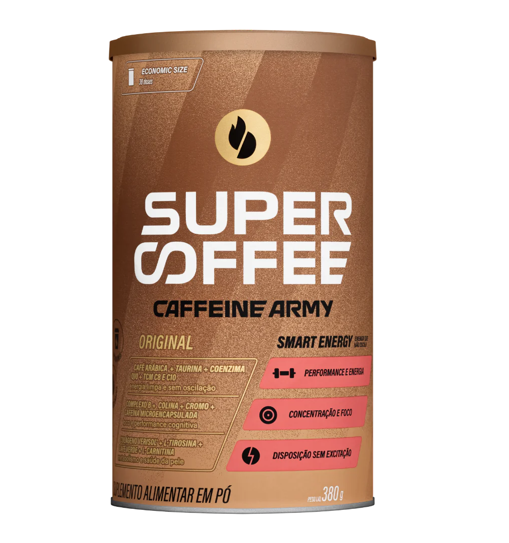 SuperCoffee 3.0 Original 380G + 2 Sachês (Sabores Diversos) Caffeine Army - Image 2
