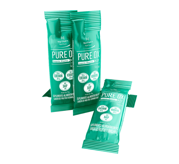 Pure Ox Antioxidante Frutas Vermelhas 30 Sachês de 5g Nutrify - Image 3