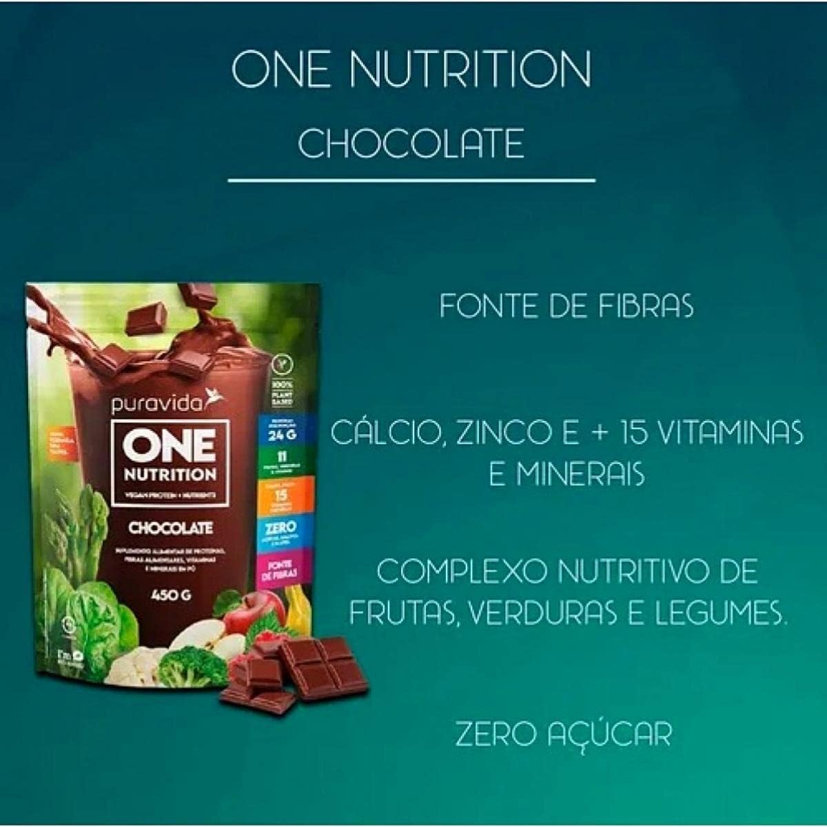 One Nutrition Chocolate 450g Puravida - Image 2